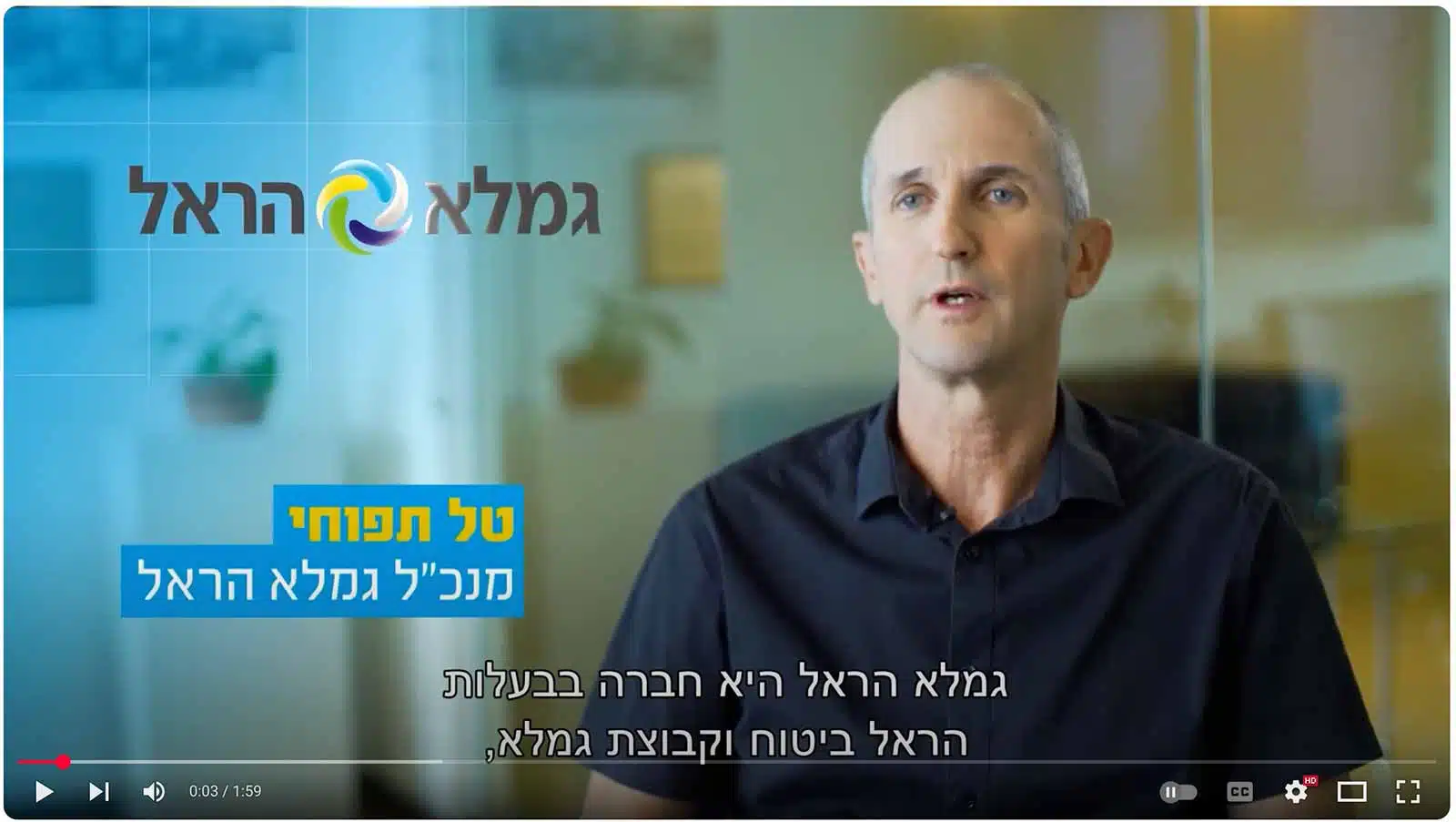 טל תפוחי. גמלא הראל בראיון וידיאו